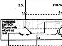1997 Hyundai Sonata  2.0 L4 GAS Wiring Diagram