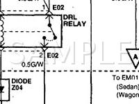 1998 Hyundai Elantra  1.8 L4 GAS Wiring Diagram