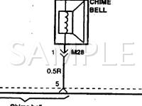 1998 Hyundai Sonata  2.0 L4 GAS Wiring Diagram
