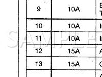 1999 Hyundai Accent  1.5 L4 GAS Wiring Diagram