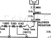 1999 Hyundai Accent  1.5 L4 GAS Wiring Diagram