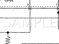 1999 Hyundai Accent  1.5 L4 GAS Wiring Diagram
