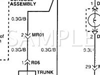 1999 Hyundai Sonata  2.5 V6 GAS Wiring Diagram