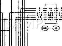 1990 Infiniti M30  3.0 V6 GAS Wiring Diagram