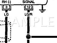 1995 Infiniti G20  2.0 L4 GAS Wiring Diagram