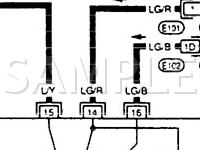 1996 Infiniti G20  2.0 L4 GAS Wiring Diagram