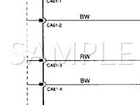 2002 Jaguar XJR  4.0 V8 GAS Wiring Diagram