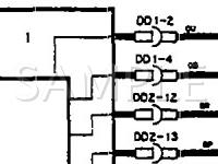 1990 Jaguar Vanden Plas Majestic 4.0 L6 GAS Wiring Diagram