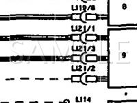 1991 Jaguar XJ6 Sovereign 4.0 L6 GAS Wiring Diagram