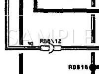 1992 Jaguar Vanden Plas  4.0 L6 GAS Wiring Diagram