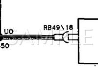 1992 Jaguar Vanden Plas  4.0 L6 GAS Wiring Diagram