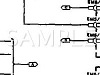 1992 Jaguar XJS  5.3 V12 GAS Wiring Diagram