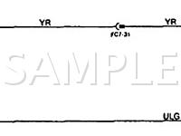 1996 Jaguar Vanden Plas  4.0 L6 GAS Wiring Diagram