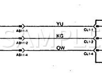 1997 Jaguar XJ6  4.0 L6 GAS Wiring Diagram