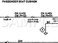 1997 Jaguar Vanden Plas  4.0 L6 GAS Wiring Diagram