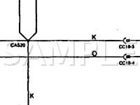 1997 Jaguar XJR  4.0 L6 GAS Wiring Diagram