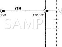 1999 Jaguar Vanden Plas  4.0 V8 GAS Wiring Diagram
