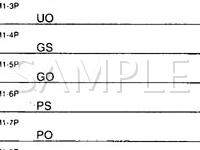 1999 Jaguar Vanden Plas  4.0 V8 GAS Wiring Diagram
