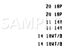 1990 Jeep Grand Wagoneer  5.9 V8 GAS Wiring Diagram