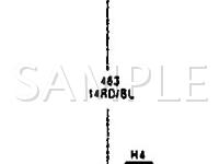 1991 Jeep Wrangler S 2.5 L4 GAS Wiring Diagram