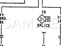 1992 Jeep Cherokee Sport 4.0 L6 GAS Wiring Diagram