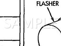 1992 Jeep Wrangler Sahara 4.0 L6 GAS Wiring Diagram
