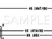 1992 Jeep Wrangler Islander 4.0 L6 GAS Wiring Diagram
