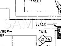 1993 Jeep Cherokee Country 4.0 L6 GAS Wiring Diagram