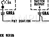 1995 Jeep Cherokee Country 4.0 L6 GAS Wiring Diagram