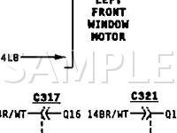 1996 Jeep Cherokee Sport 4.0 L6 GAS Wiring Diagram