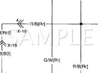 2000 KIA Spectra  1.8 L4 GAS Wiring Diagram