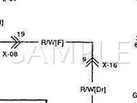 2002 KIA RIO Cinco 1.5 L4 GAS Wiring Diagram