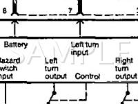1994 KIA Sephia LS 1.6 L4 GAS Wiring Diagram