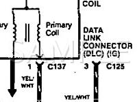 1994 KIA Sephia LS 1.6 L4 GAS Wiring Diagram