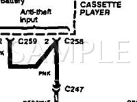 1995 KIA Sephia GS 1.8 L4 GAS Wiring Diagram