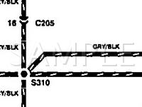 1995 KIA Sephia RS 1.6 L4 GAS Wiring Diagram