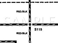 1995 KIA Sephia GS 1.8 L4 GAS Wiring Diagram