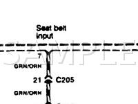 1996 KIA Sephia GS 1.6 L4 GAS Wiring Diagram