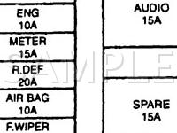 1997 KIA Sephia RS 1.8 L4 GAS Wiring Diagram