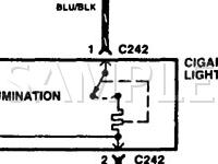 1997 KIA Sephia LS 1.8 L4 GAS Wiring Diagram