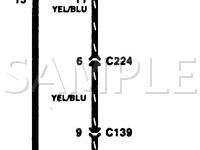 1997 KIA Sephia RS 1.8 L4 GAS Wiring Diagram