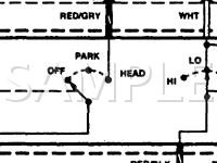 1997 KIA Sephia RS 1.6 L4 GAS Wiring Diagram