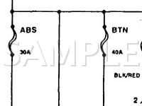 1997 KIA Sephia RS 1.6 L4 GAS Wiring Diagram