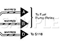 1997 KIA Sephia LS 1.6 L4 GAS Wiring Diagram