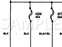 1997 KIA Sportage  2.0 L4 GAS Wiring Diagram