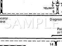 1999 KIA Sephia  1.8 L4 GAS Wiring Diagram