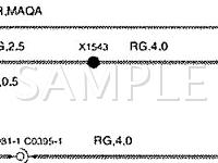 2003 Land Rover Range Rover  4.4 V8 GAS Wiring Diagram