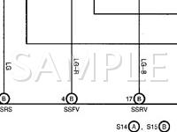 2001 Lexus ES300  3.0 V6 GAS Wiring Diagram