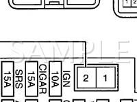 2001 Lexus LX470  4.7 V8 GAS Wiring Diagram