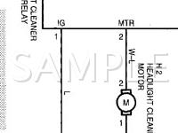 2000 Lexus LX470  4.7 V8 GAS Wiring Diagram